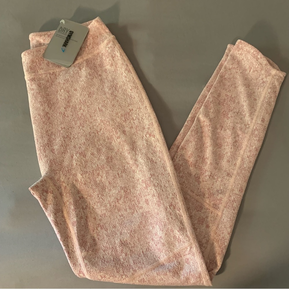 NWT Gymshark Fleur Texture Leggings